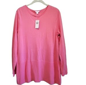 Nwt J. JILL Teaberry Long Sleeve Top, Sizw S